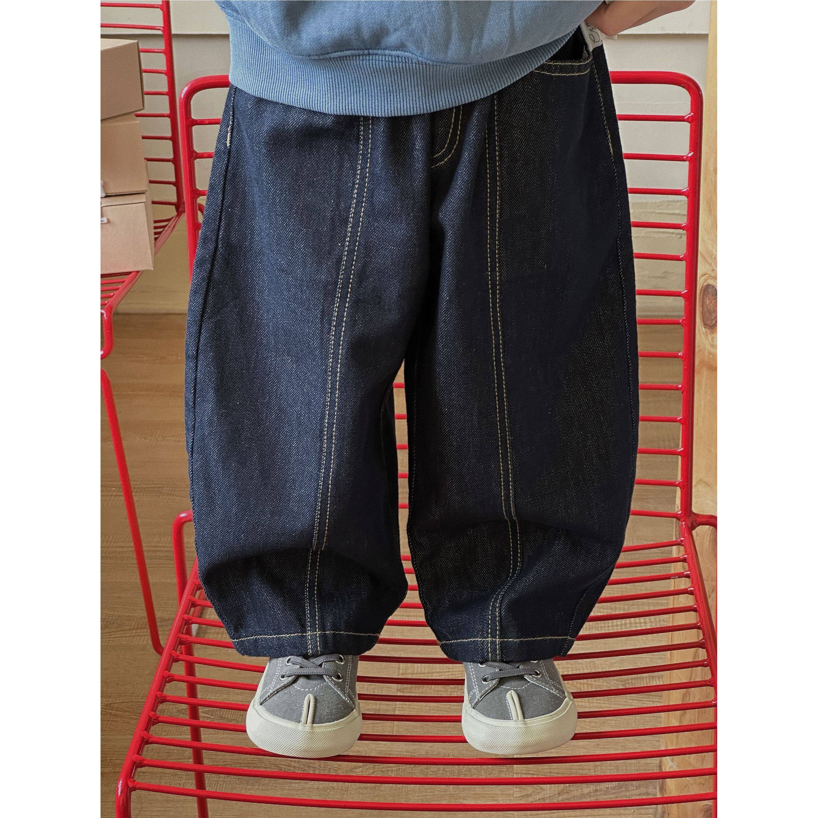 现货【活性牛仔必入】男童秋季牛仔裤复古直筒阔腿洋气CU253203,童装/婴儿装/亲子装,儿童牛仔裤,淘宝优惠券,粉丝福利购,淘宝优惠卷