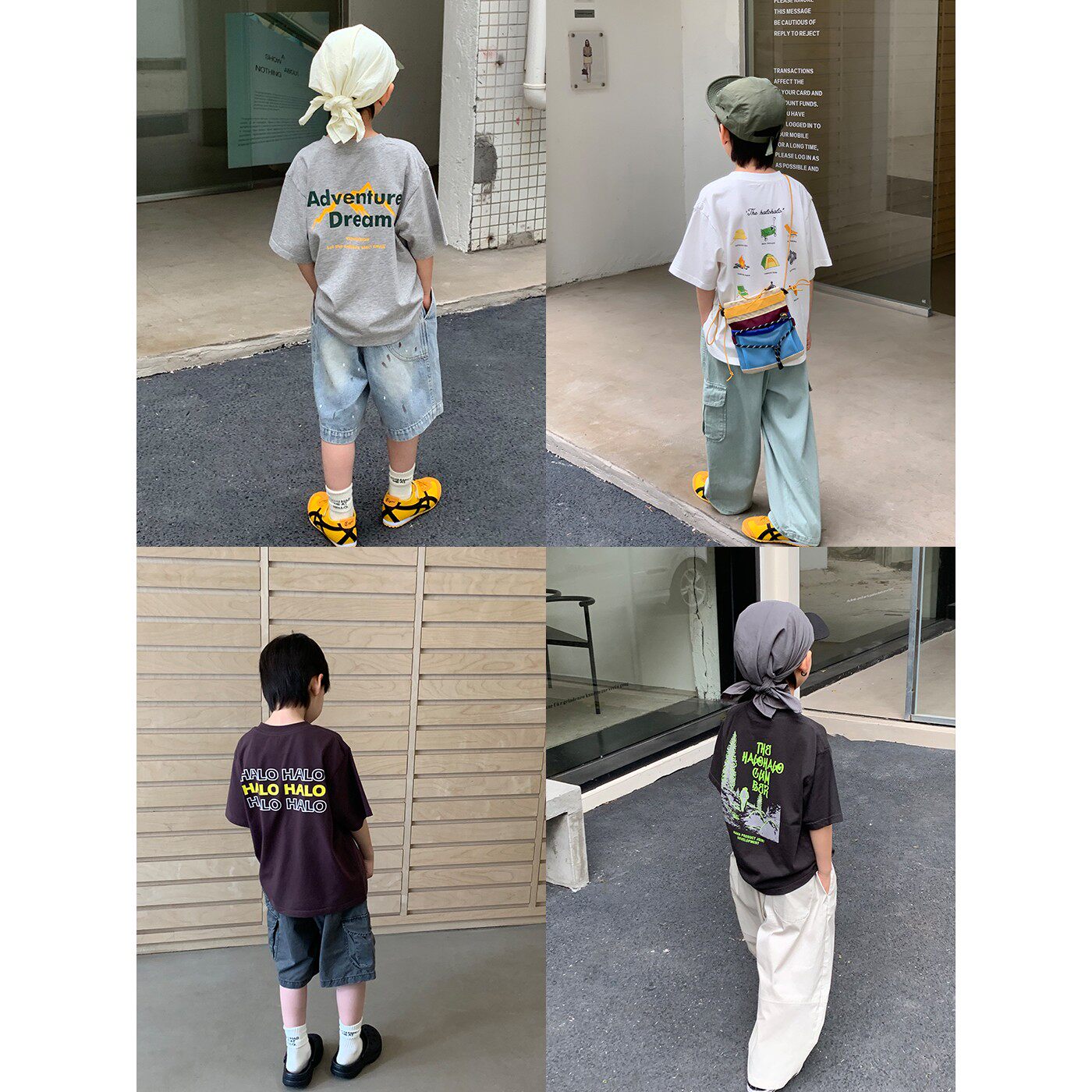 现货 中大童新品【双纱冰感】品牌面料100%棉男中童夏季冰感透气T