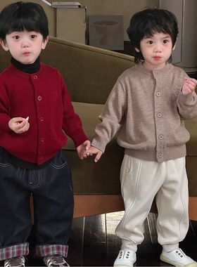 现货【刺绣爱心开衫】33%羊毛混纺48支3股纱线针织外套柔软CH820