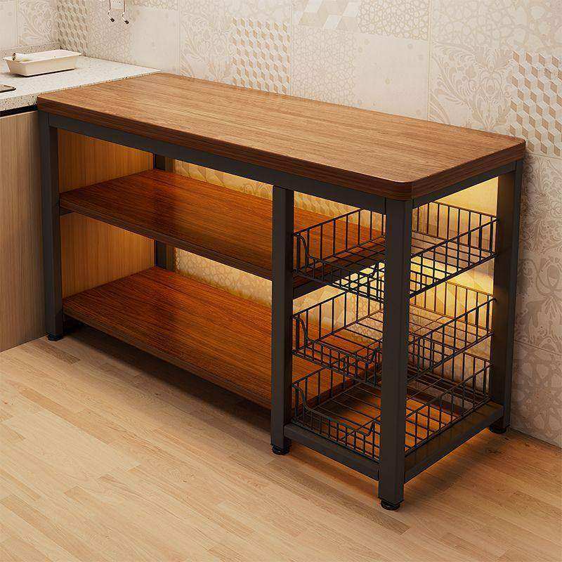 厨房微波炉置物架家用落地多层多功能菜篮子切菜工作台收纳架边桌,厨房/烹饪用具,厨房置物架/置物柜/角架,淘宝优惠券,粉丝福利购,淘宝优惠卷