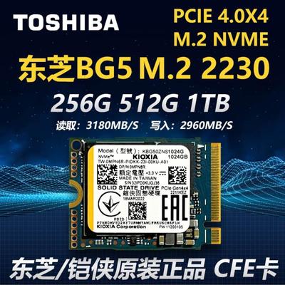 铠侠BG4/BG5/BG6固态硬盘2230