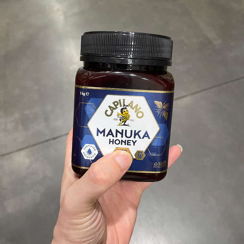 Capilano麦卢卡蜂蜜MGO550+ 1kg简单即食多重搭配营养山姆代购