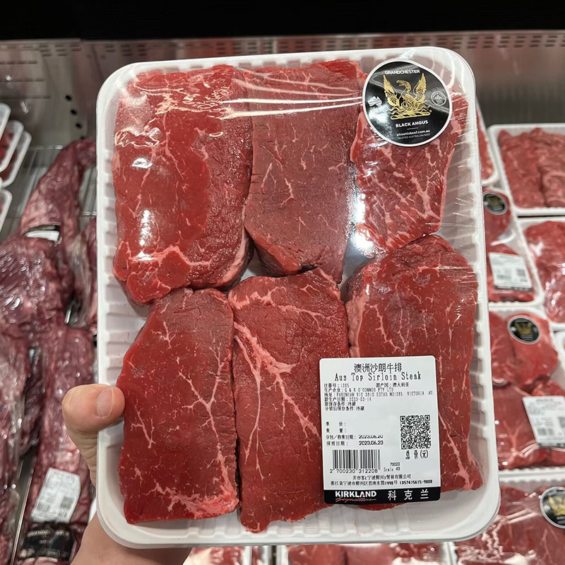 澳洲进口谷饲原切沙朗牛排