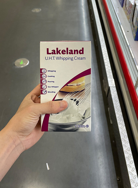 山姆超市 Lakeland Dairies 英国进口 紫米吉稀奶油1L 顺丰发货