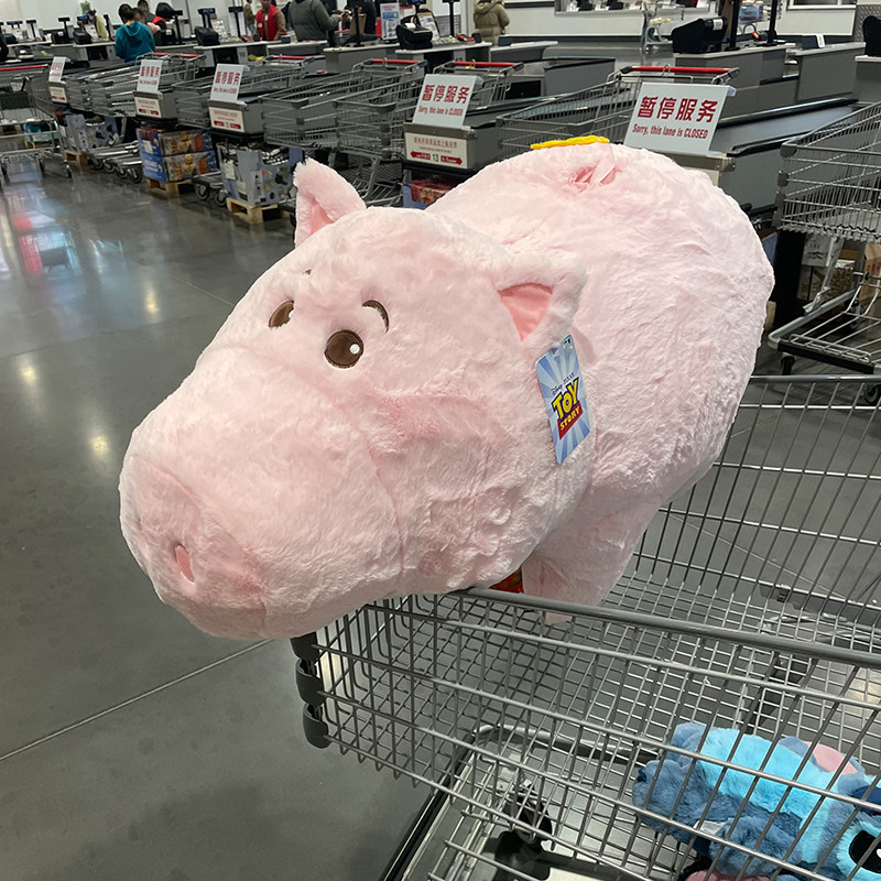 迪士尼玩偶小猪火腿毛绒玩具毛绒公仔玩偶金钱猪COSTCO开市客代购
