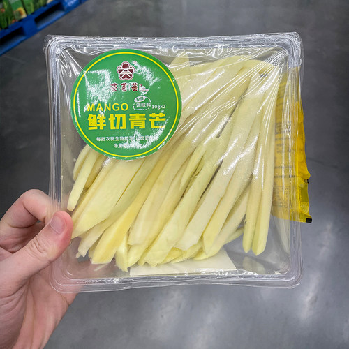 客鲜切青芒青芒果条600g