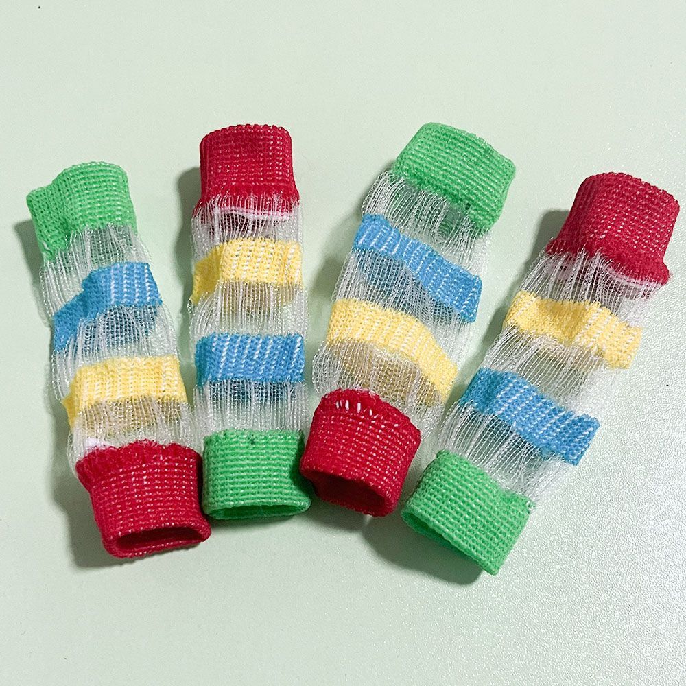 新款夏季宠物 护膝护腿袜彩色外出小型犬护腿袜比熊博美泰迪