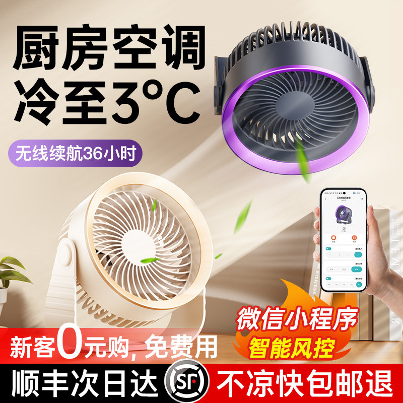 【制冷小空调】2024新款壁挂风扇