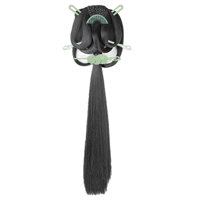 古装汉服魏晋风假发绯色