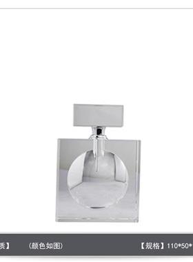 新中式轻奢酒店售楼处雕塑艺术品简约现代抽象透明树脂桌摆件