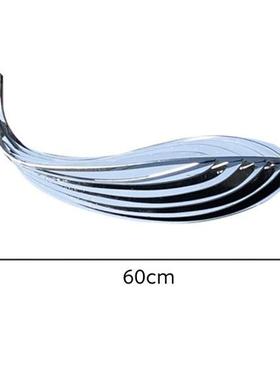 不锈钢鱼雕塑售楼处庭院酒店花园林水池创意装饰摆件户外景观定制