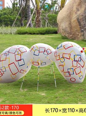 户外彩绘蚂蚁玻璃钢雕塑公园林庭院游乐场幼儿园草坪景观落地摆件