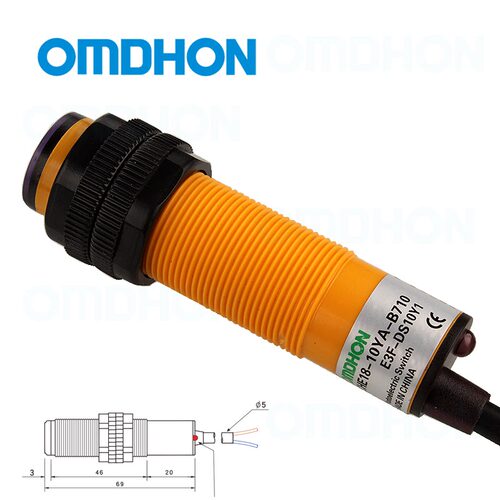 原装 漫反射 光电开关 E3F-DS10Y1 CHE18-10YA-B710 交流220V常开