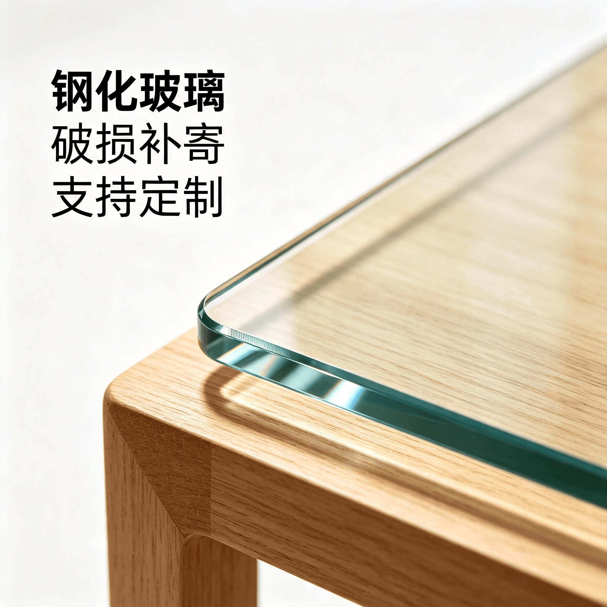 玻璃桌面120*60,100*100现货速发图片