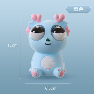 爆款 解压小菜虫吐刀乐工厂批发 解压玩具捏捏乐爆眼熊猫爆眼龙新款