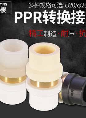 PPR转换PERT自水管直接头4分6分1寸PB热熔PE塑料水管转接管件配件