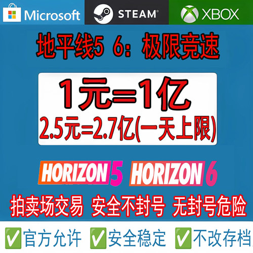 xbox极限竞速地平线刷钱cr点数
