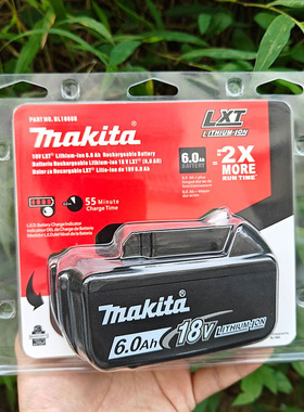 牧田Makita原装BL1860B/18V/6.0Ah进口锂电池电动电钻五金扳手