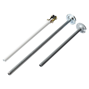工矿灯吊杆50cm80cm100cm吊装杆风扇杆铁艺烤漆镀锌杆灯具配件