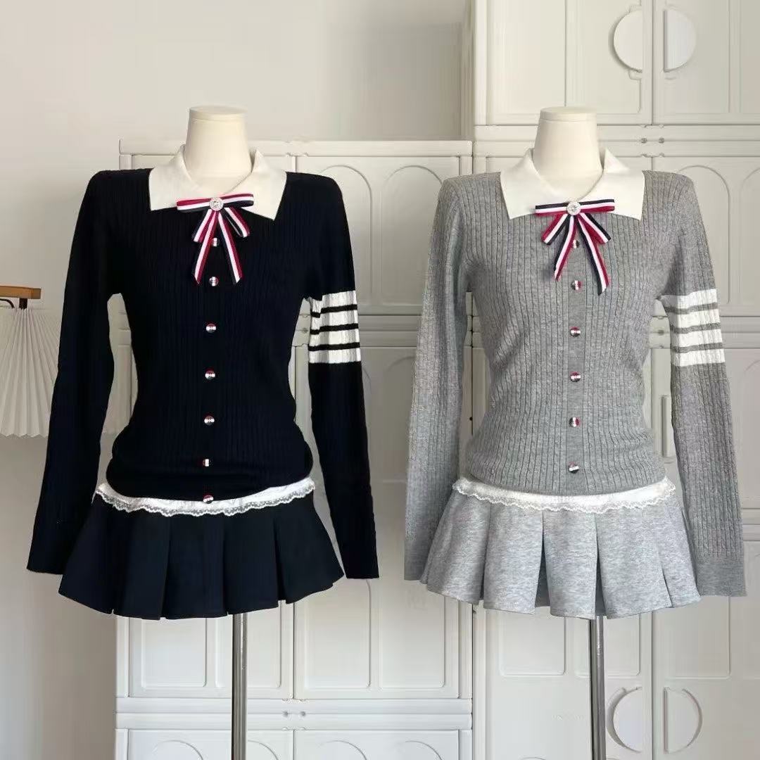 韩系学院秋冬上衣长袖针