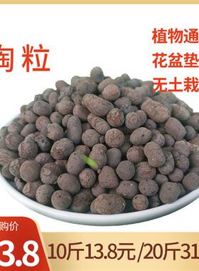 陶粒垫底陶粒养花用回填卫生间园艺铺面水培防烂根透气轻质陶土粒