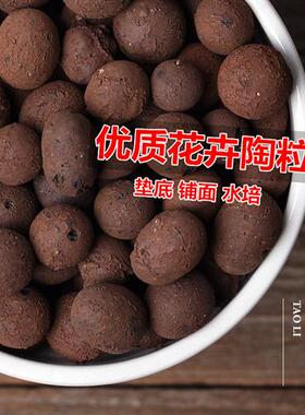 陶粒包邮花用垫底水培营养土颗粒陶土粒回填肥料透气多肉园艺盆栽