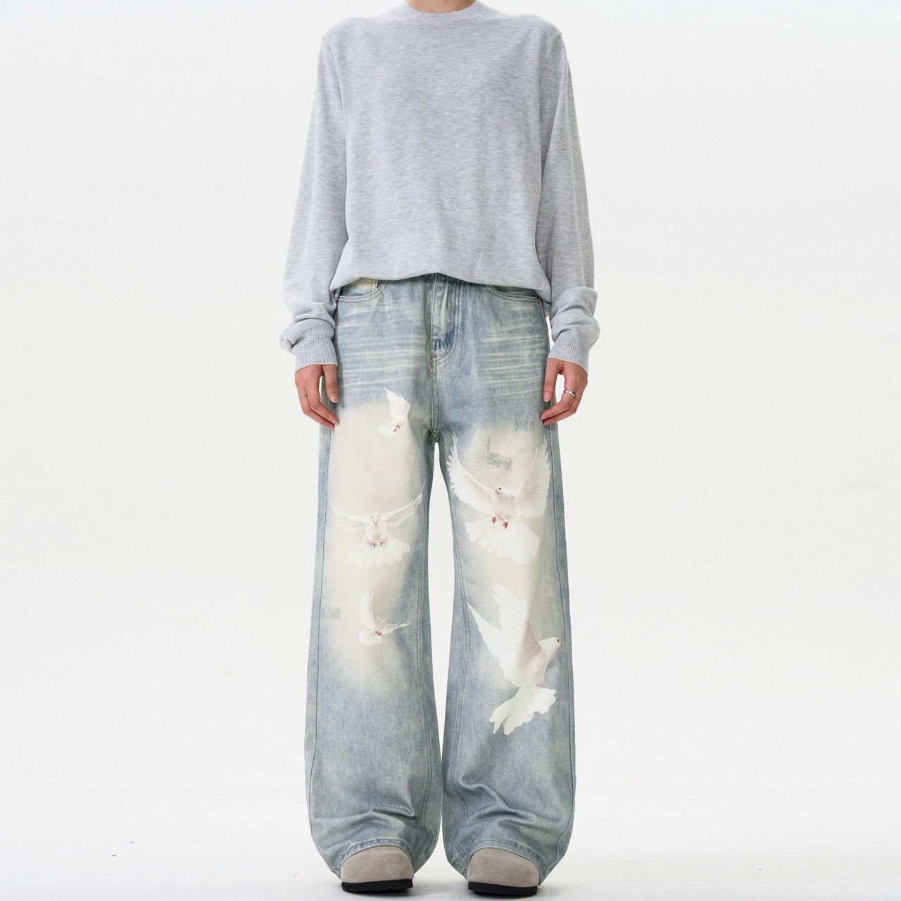 有货203-6F2514P65特潮牌和平鸽水洗牛仔裤，男装牛仔裤，星座203-6(原电商259)