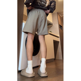 有视频～203-6F2411P35夏季重磅毛圈宽松运动短裤篮球裤，男装牛仔裤，星座203-6(原电商259)