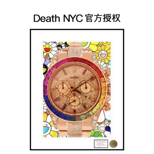 潮流装 画 劳力士手表 Death 饰画 正品 时尚 520送礼版 NYC原版