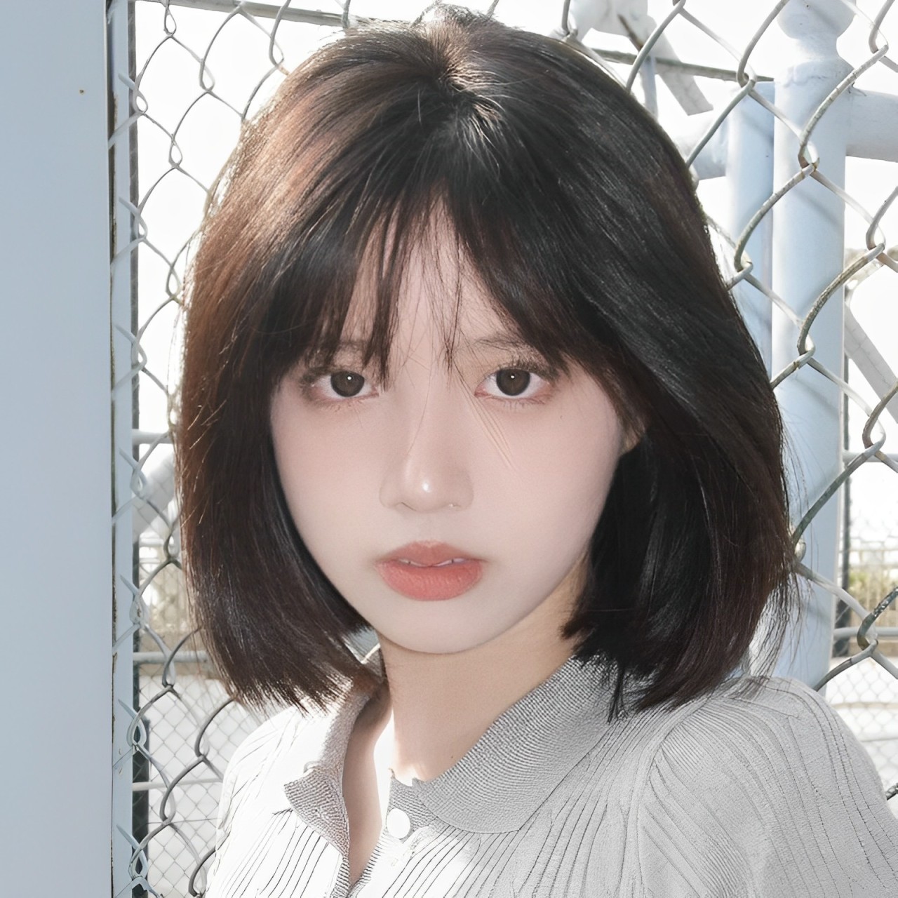假发女短发波波头全头头套仿全真人发自然整顶学生头锁骨发假发套