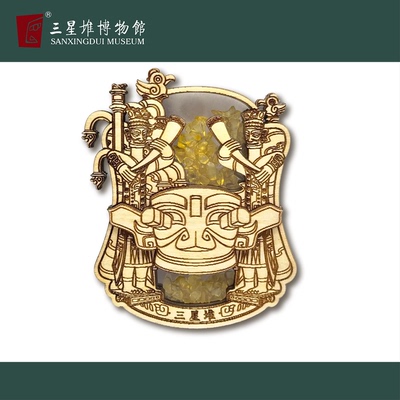 三星堆博物馆文创摇摇乐冰箱贴