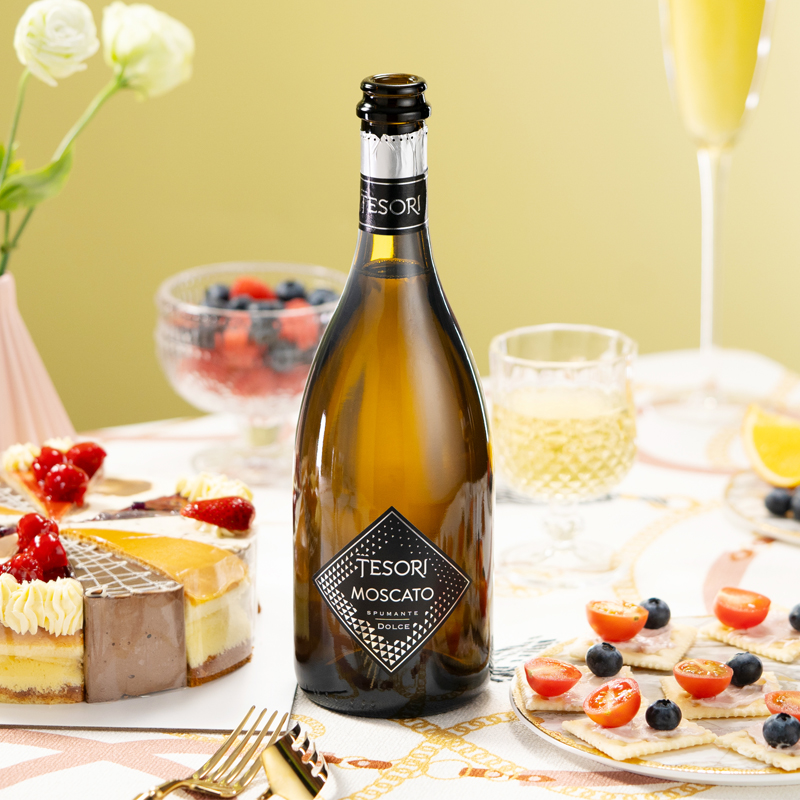 莫斯卡托起泡酒香槟moscato