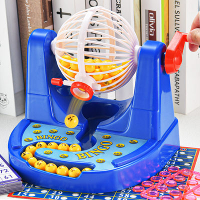 摇奖机游戏机Bingo彬果模拟彩票抽奖机亲子趣味互动摇号玩具