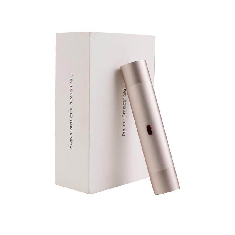 新款电动迷你便携女士私处剃毛器女用私密 双头剃毛器全身