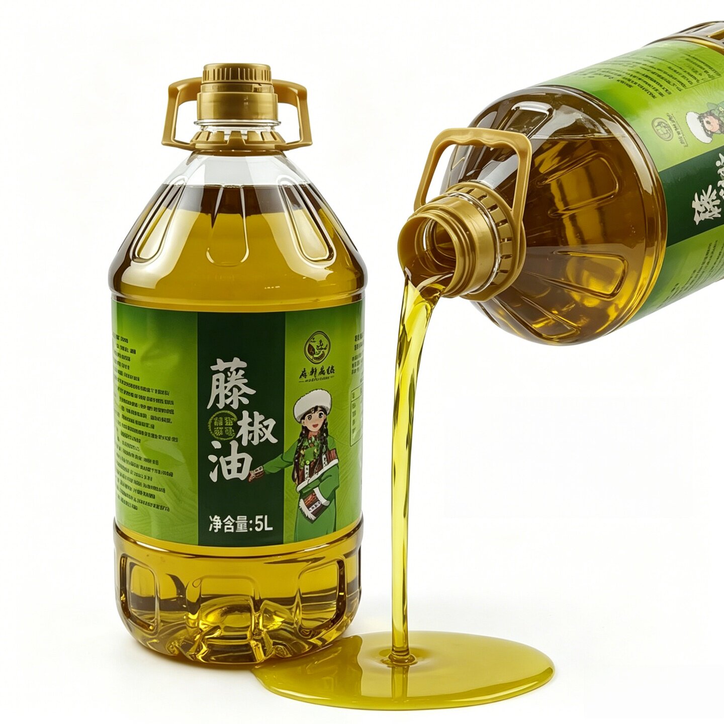 重庆麻都麻佬藤椒油5L大桶装商用