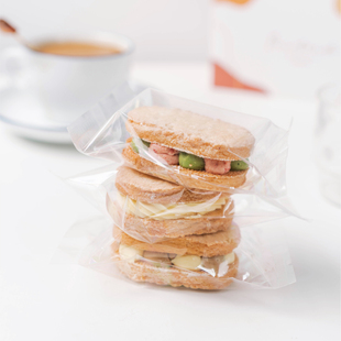 一次性加厚透明达克瓦兹包装袋烘焙手工玛德琳曲奇饼干雪花酥机封