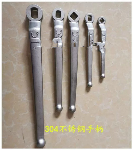 304不锈钢手柄 法兰球阀扳手 阀门开关把手