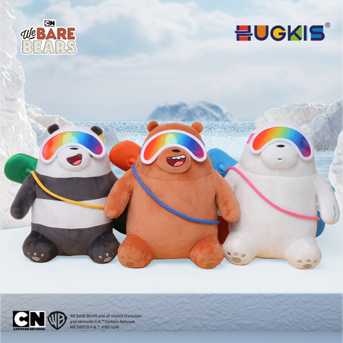 HUGKIS毛绒公仔裸熊玩偶PP棉