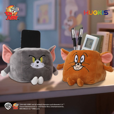 HUGKIS猫和老鼠毛绒手机座