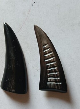 真牛角九宫八卦圣卦道家法器法师用品牛角卦不可立