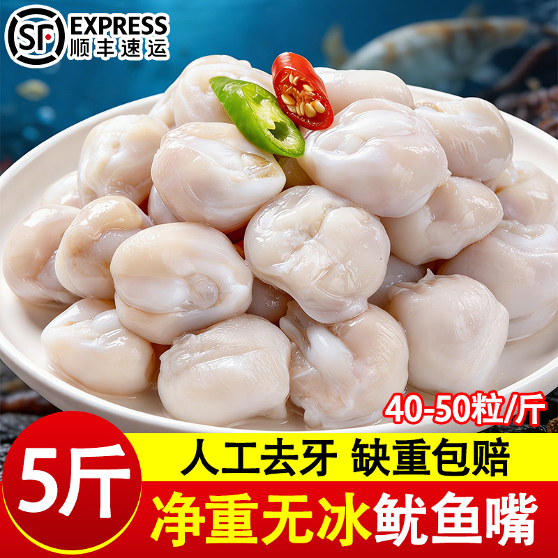 鱿鱼嘴新鲜墨鱼嘴乌贼嘴目鱼嘴八爪鱼嘴海鲜水产食材商用非温州