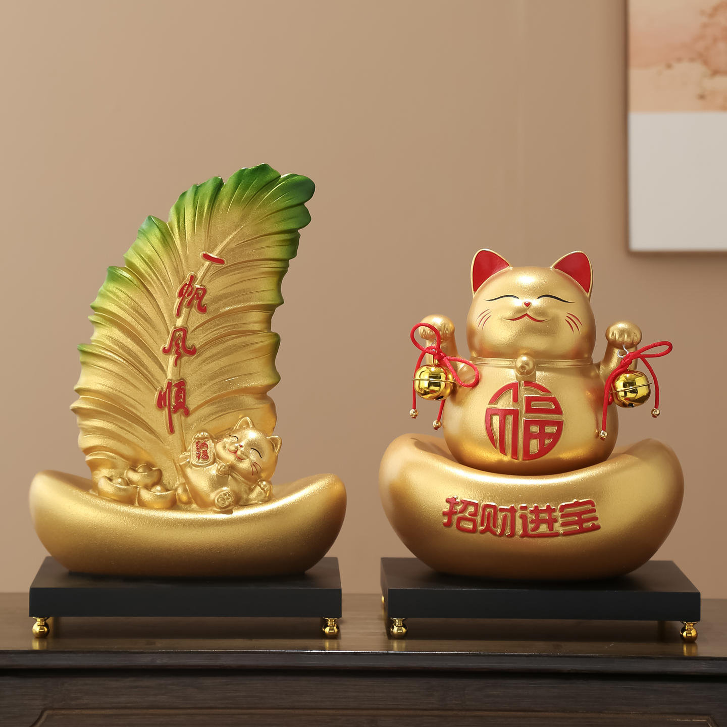 招财猫摆件开业礼物办公室好物