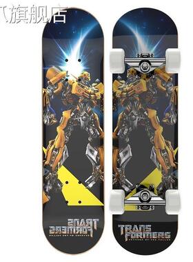 新品儿童8-12岁青少年滑女四个子23349的华板车男孩孩6到12公