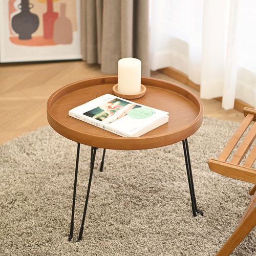 祥福折叠床头阳台零食游戏小圆桌