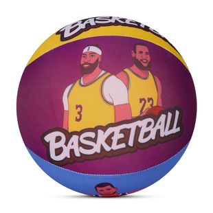 新款布套静音篮球不掉渣多功能无声7号球高回弹不扰民无异味篮球