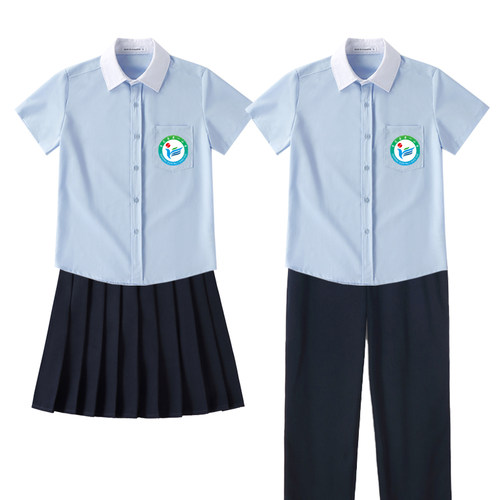 英伦学院风套装短袖学生班服校服