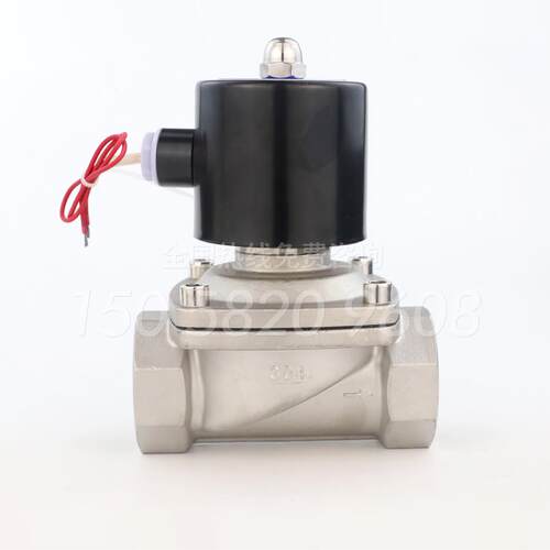 适用304不锈钢电磁开关阀常闭2w水阀气阀220v24v6分dn15dn25包邮D