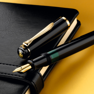 德国原装 进口Pelikan百利金Classic传统M200黑色绿色大理石纹棕色大理石纹商务送礼练字刻字