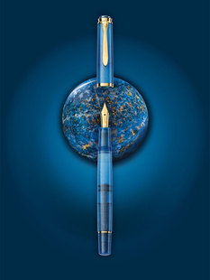 毕业礼品德国百利坎经典 M200金青金石鎏金青金石钢笔墨 传统特别版