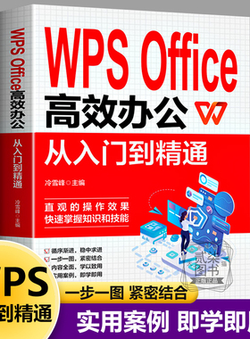 正版 WPS Office教程书籍wps表格办公应用从入门到精通word excel ppt电脑计算机软件学习零基础表格制作文员自学一本通零基础大全